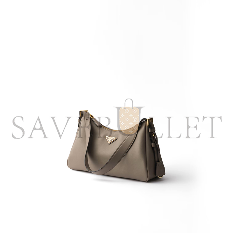 Pra*a aimÉe medium leather shoulder bag 1bc229 (31*18*10cm)